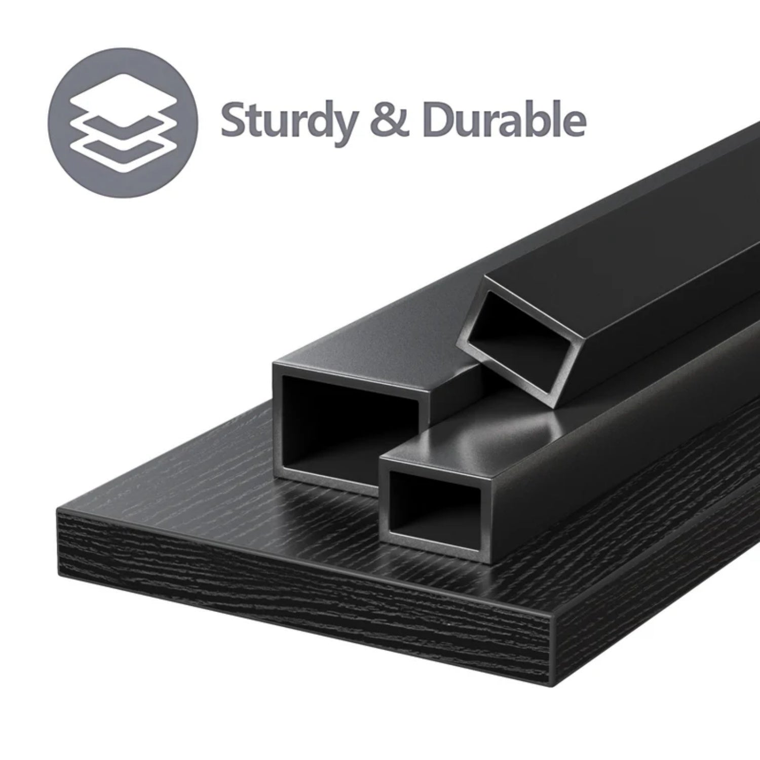 Furnulem Bed Frame with Charging Station, LED Lights & Storage Shelves – Metal Slats, No Box Spring