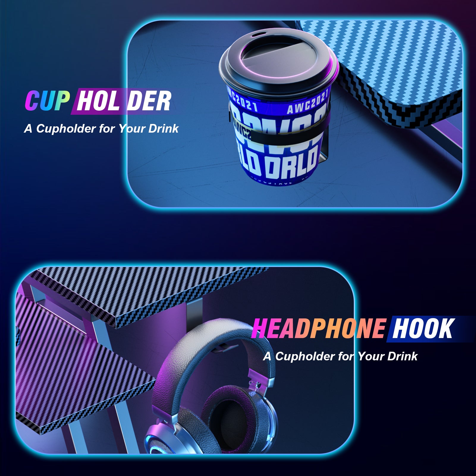 39 inch Black Gaming Desk Small L Shaped Computer Table with Monitor Stand Storage Shelves Modern Gamer Corner Desk Office Space Saving PC Room Desk