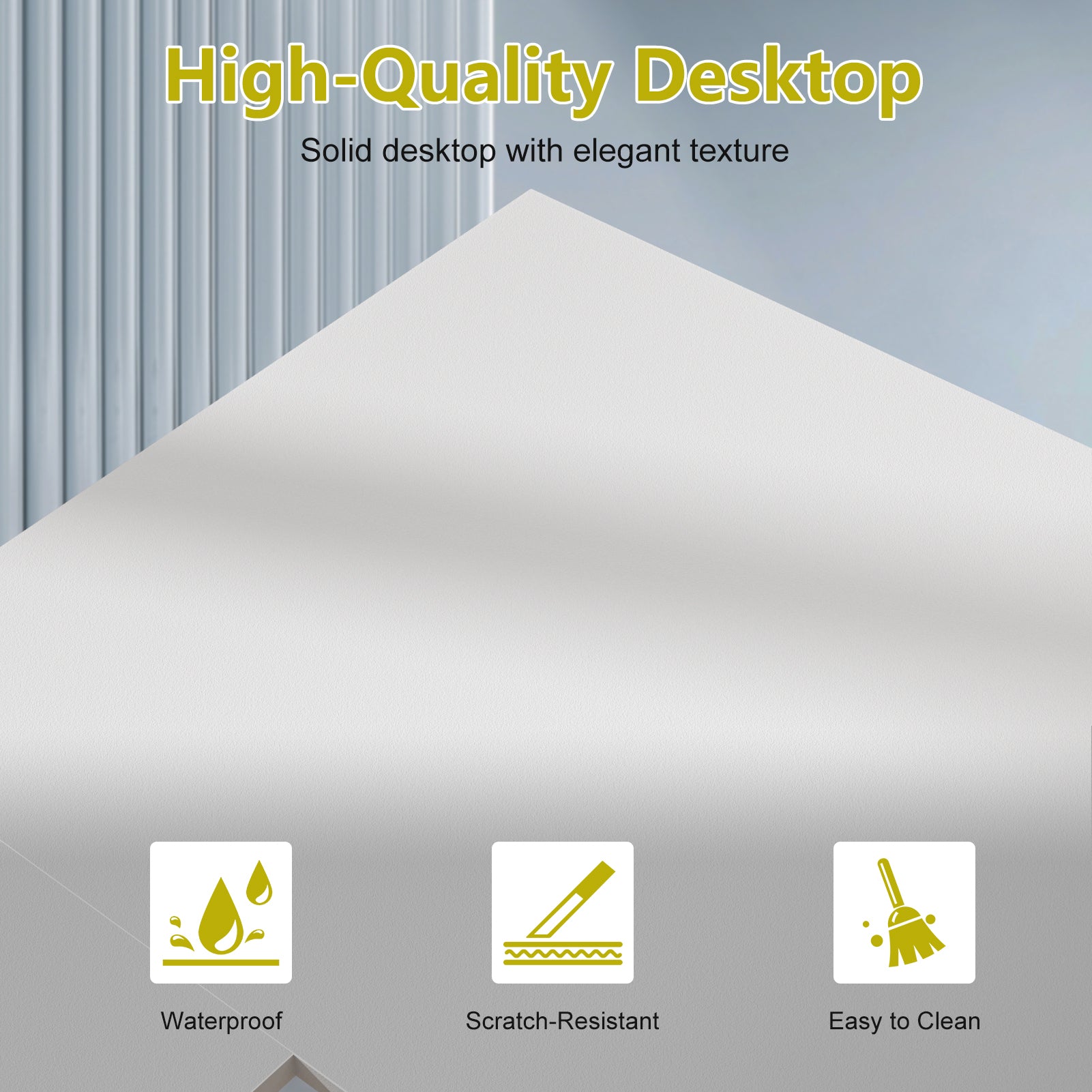 White 63 Inch L Shaped Electric Standing Desk Adjustable Height Sit to Stand Corner Computer Table Reversible Memory Presets Home Office Workstation