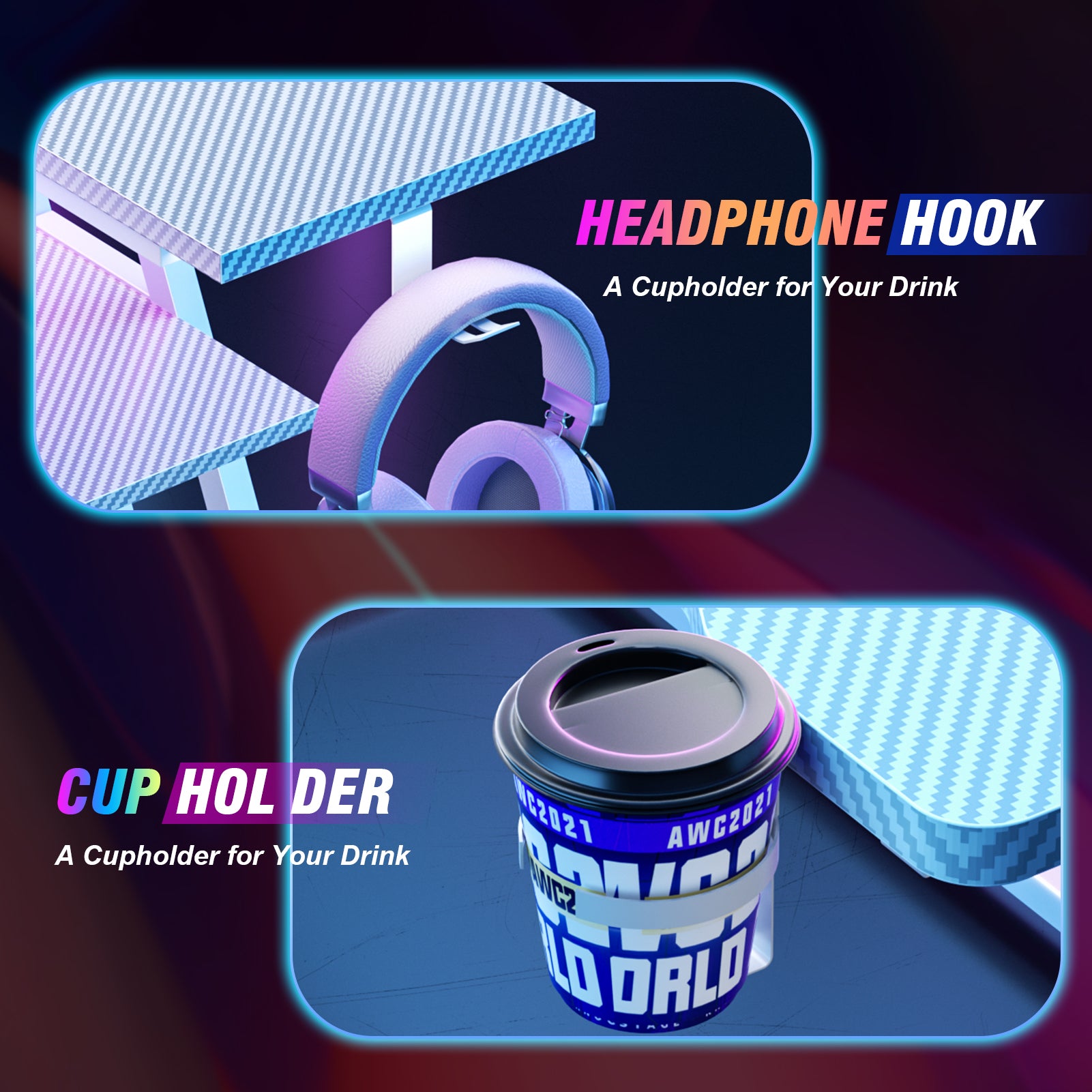 39 inch White Gaming Desk Small L Shaped Computer Table with Monitor Stand Storage Shelves Modern Gamer Corner Desk Office Carbon Fiber Sturdy Study